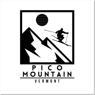 Pico Mountain ski - Vermont Posters and Art